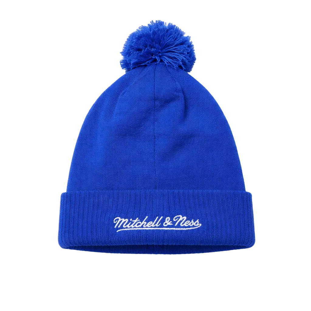 MITCHELL & NESS NBA GOLDEN STATE WARRIORS ROYAL BLUE WINTER TOUQUE