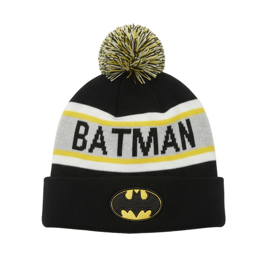 NEW ERA BATMAN BLACK & YELLOW TOUQUE