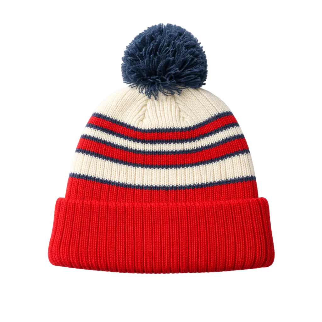 NEW ERA NFL NEW ENGLAND PATRIOTS RED/WHITE/NAVY BLUE TOUQUE