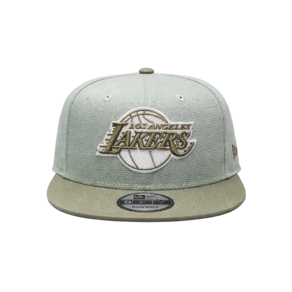 9FIFTY NEW ERA NBA LOS ANGELES LAKERS OLIVE GREEN SNAPBACK HAT