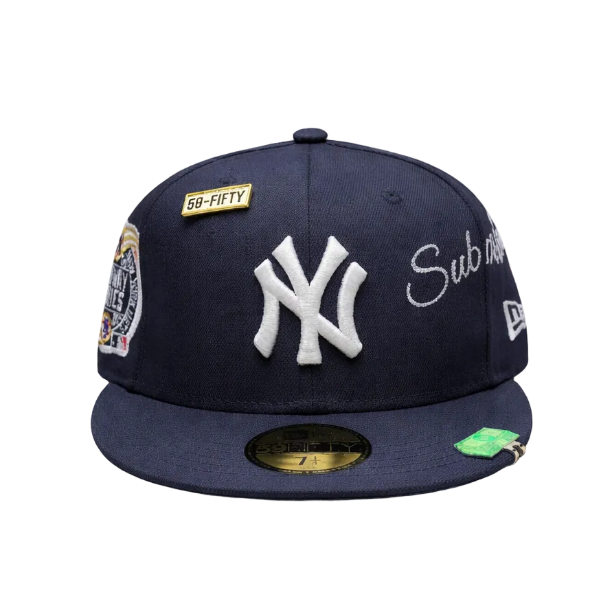 NEW ERA 59FIFTY MLB 2000 SUBWAY SERIES NEW YORK YANKEES NAVY BLUE FITTED HAT
