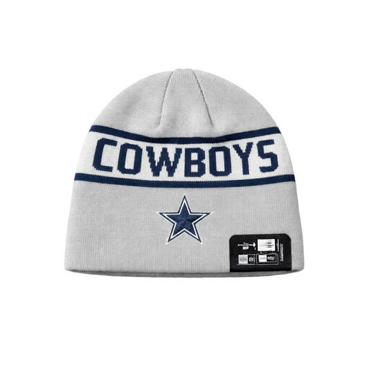 NEW ERA NFL DALLAS COWBOYS NAVY BLUE/GREY REVERSIBLE WINTER TOUQUE