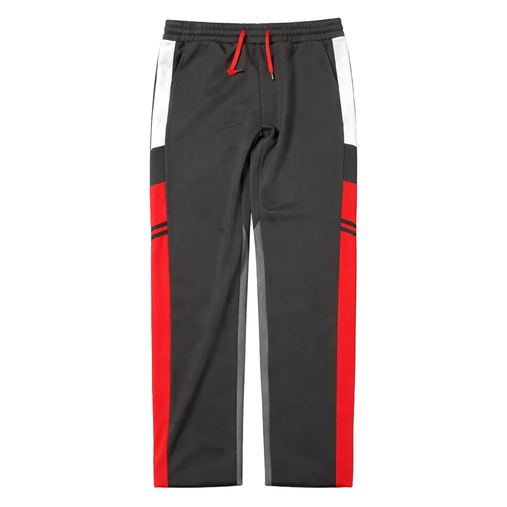 2 PCS VIP TRACKSUIT WITH HOOD (BLACK/RED/WHITE)