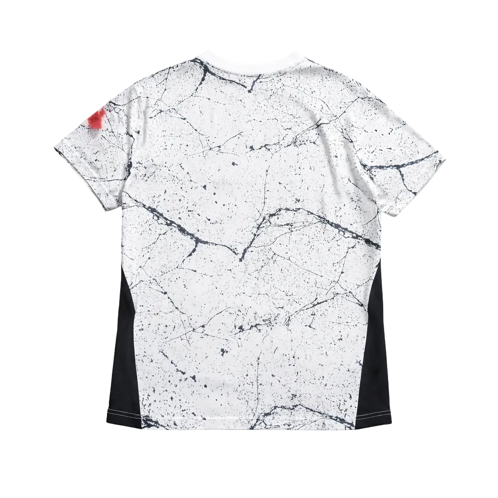 SWITCH MEN'S BIG & TALL BLEEDING BULL WHITE & RED GRAPHIC T-SHIRT