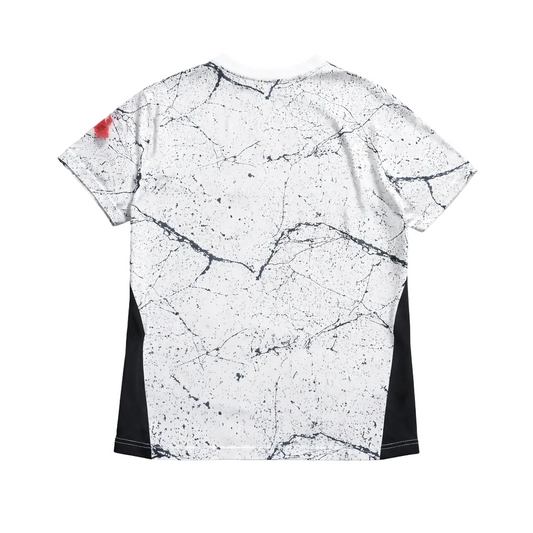 SWITCH MEN'S BIG & TALL BLEEDING BULL WHITE & RED GRAPHIC T-SHIRT