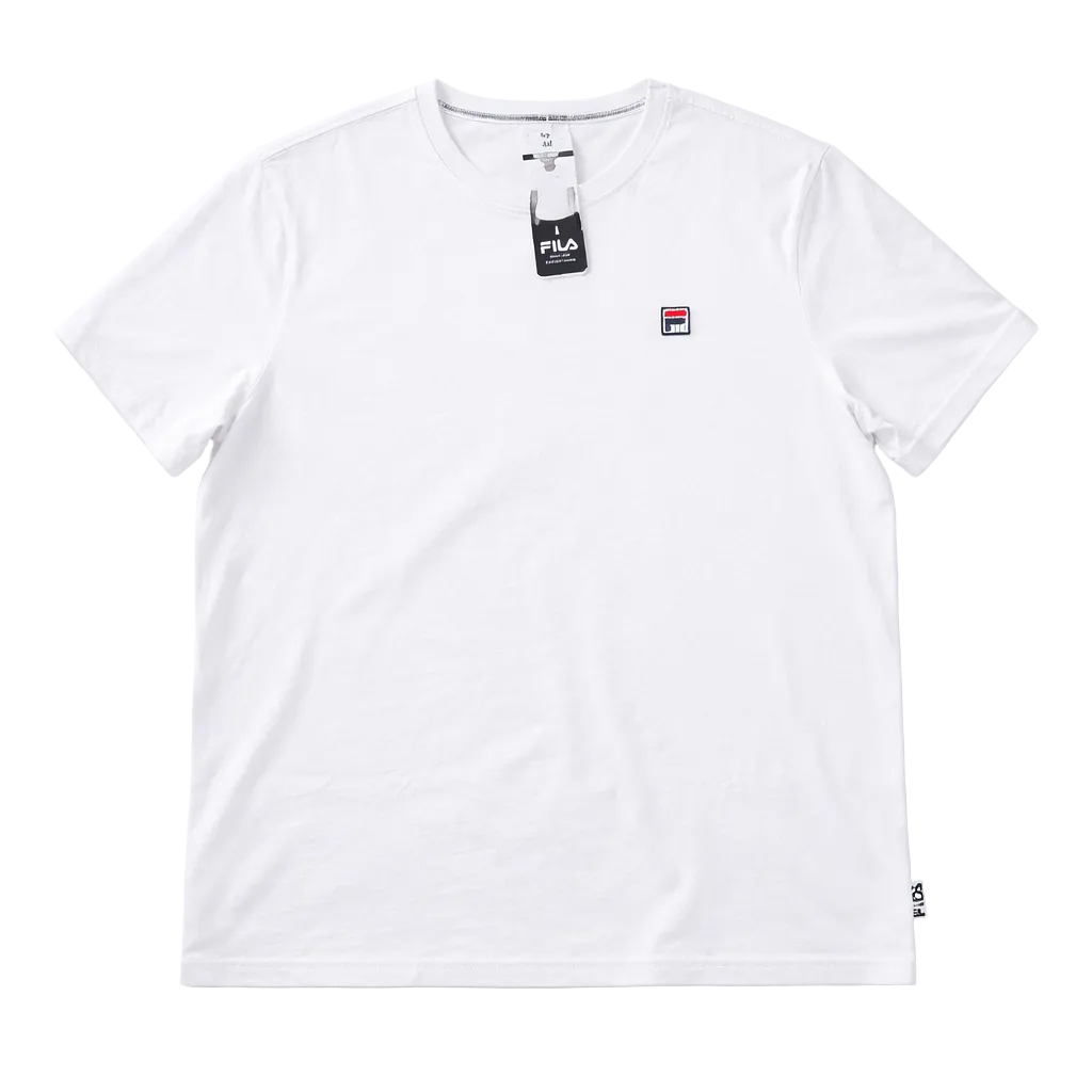 FILA MEN'S BIG & TALL SHORT SLEEVE T-SHIRT (WHITE)