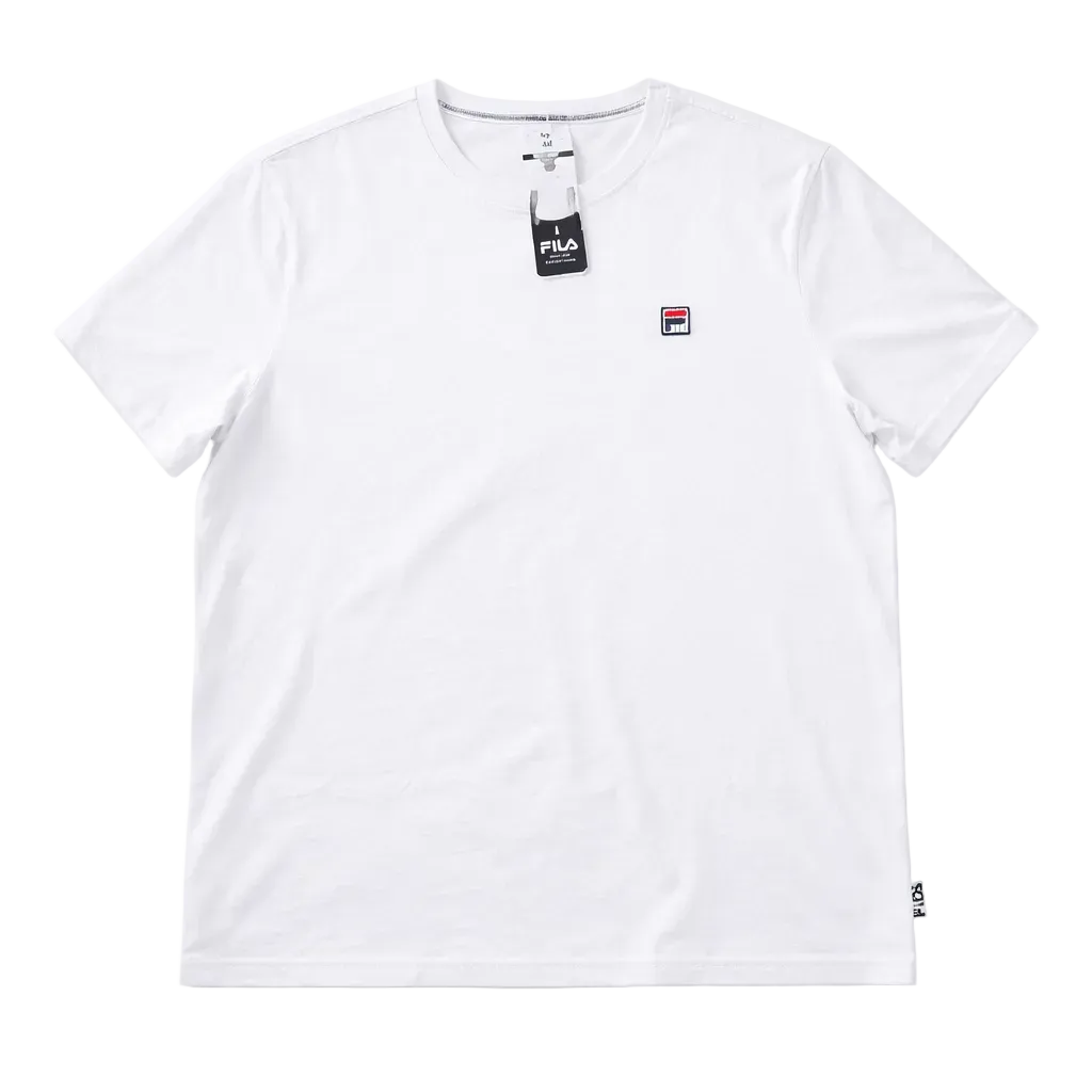 FILA MEN'S BIG & TALL SHORT SLEEVE T-SHIRT (WHITE)