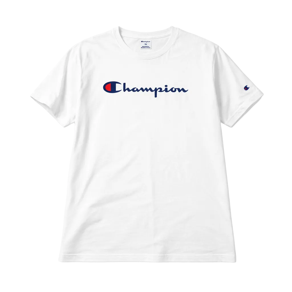 CHAMPION MEN'S BIG & TALL SHORT SLEEVE T-SHIRT (WHITE)