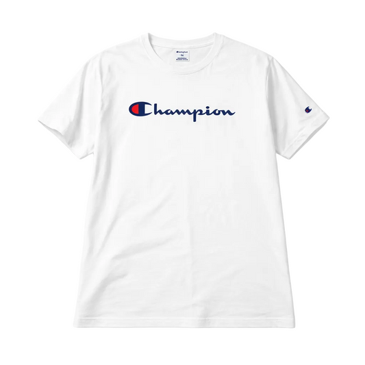 CHAMPION MEN'S BIG & TALL SHORT SLEEVE T-SHIRT (WHITE)