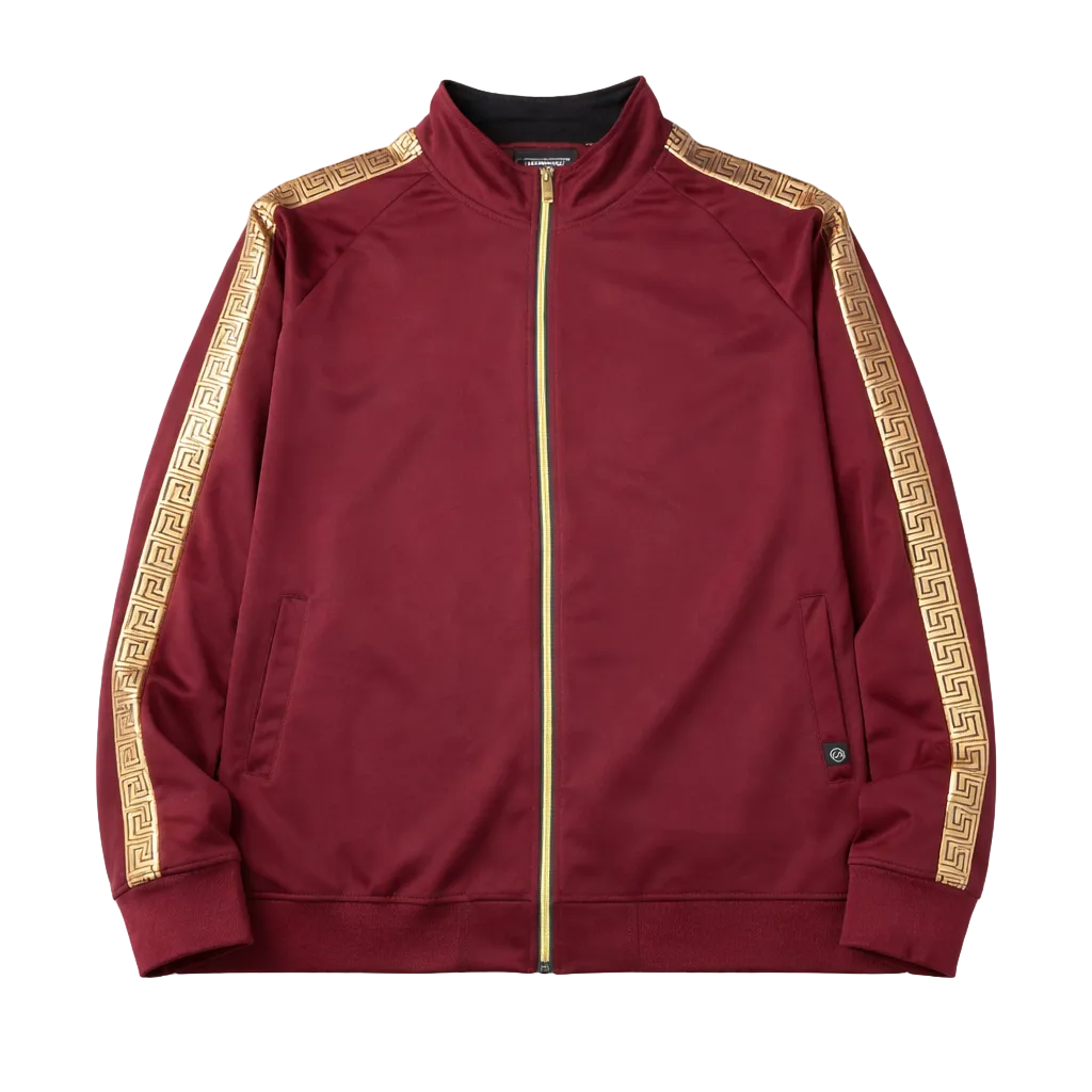 SWITCH MEN'S BIG & TALL W/ TAPE BURGUNDY RED TRACK SET