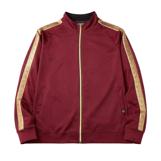 SWITCH MEN'S BIG & TALL W/ TAPE BURGUNDY RED TRACK SET