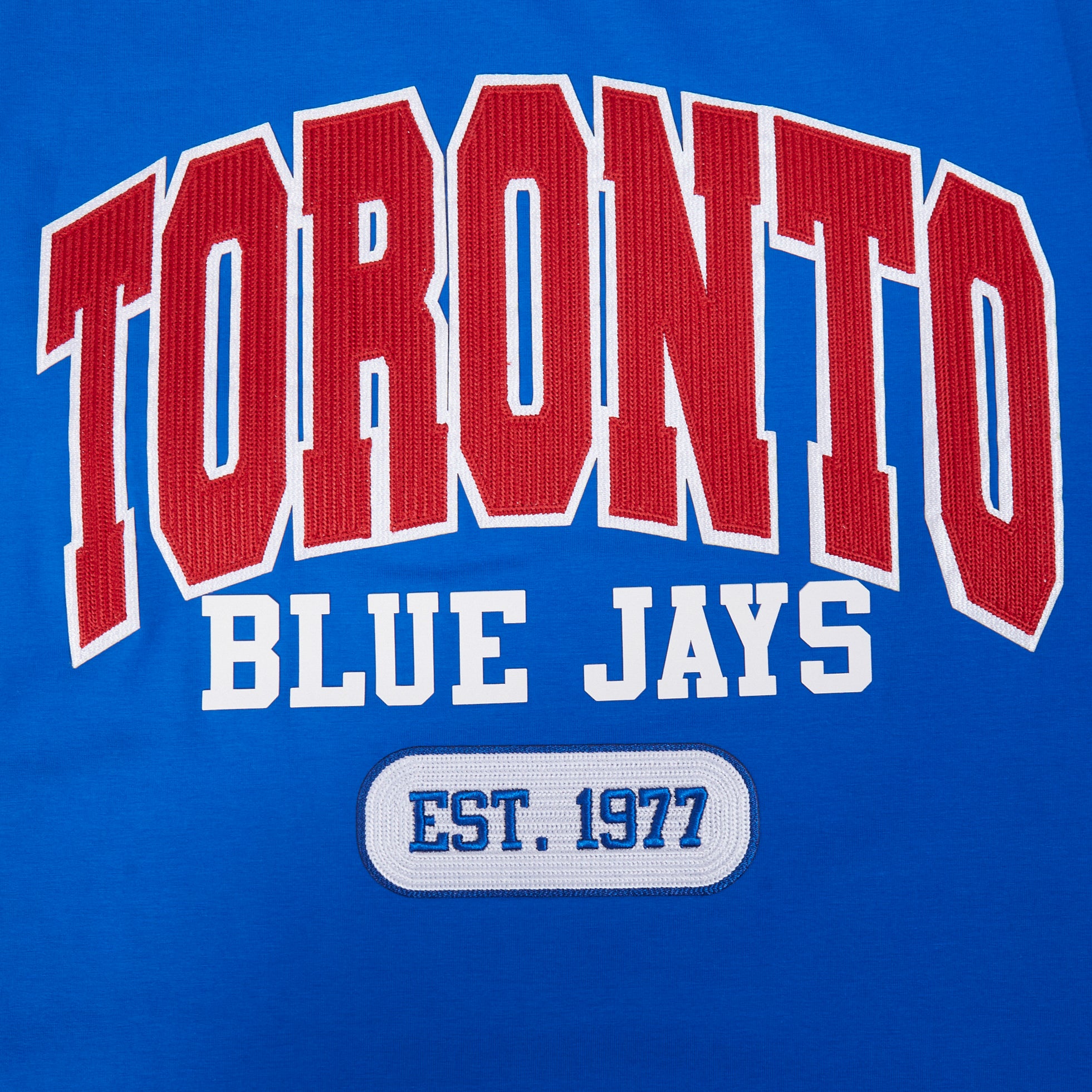 PRO STANDARD MLB TORONTO BLUE JAYS CITY ARCH M SJ TEE MEN'S ROYAL BLUE T-SHIRT.
