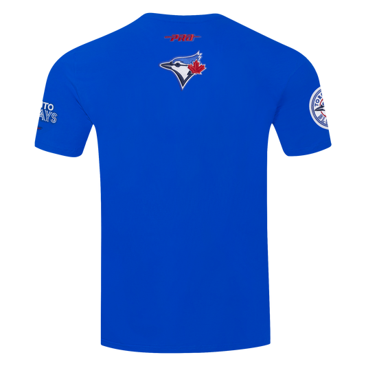 PRO STANDARD MLB TORONTO BLUE JAYS CITY ARCH M SJ TEE MEN'S ROYAL BLUE T-SHIRT.