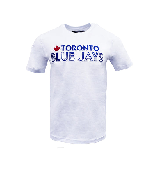 PRO STANDARD MLB TORONTO BLUE JAYS CLASSIC CHENILLE MEN'S WHITE/BLUE T-SHIRT