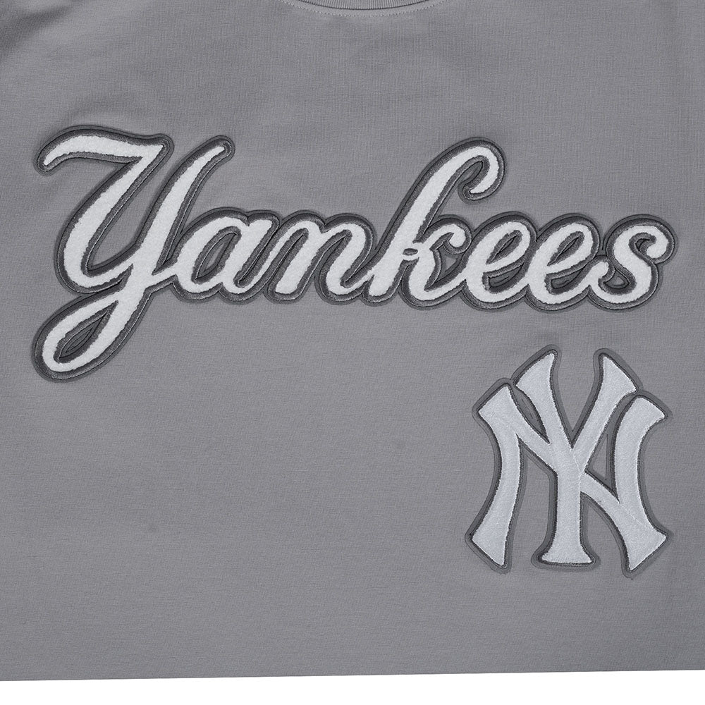 PRO STANDARD MEN'S MLB NEW YORK YANKEES AARON JUDGE #99 SINGLE JERSEY STRIPED GREY T-SHIRT