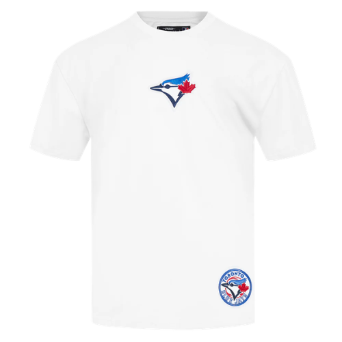 PRO STANDARD MLB TORONTO BLUE JAYS WINGSPAN MEN'S CJ DROP SHOULDER WHITE T-SHIRT