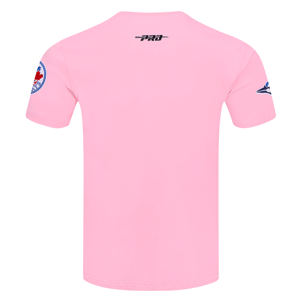 PRO STANDARD MLB TORONTO BLUE JAYS CLASSIC CHENILLE MEN'S PINK T-SHIRT