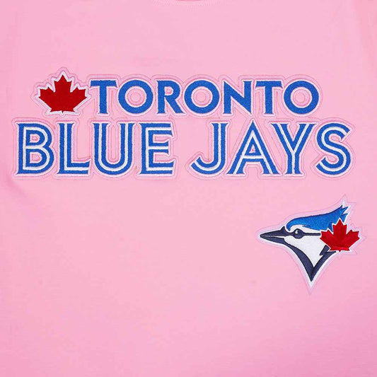 PRO STANDARD MLB TORONTO BLUE JAYS CLASSIC CHENILLE MEN'S PINK T-SHIRT