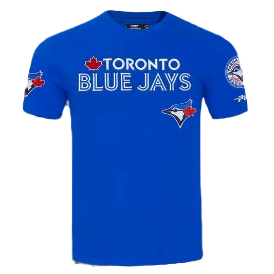 PRO STANDARD MLB TORONTO BLUE JAYS CLASSIC CHENILLE MEN'S ROYAL T-SHIRT