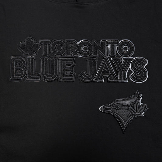 PRO STANDARD MLB TORONTO BLUE JAYS CLASSIC CHENILLE MEN'S BLACK T-SHIRT