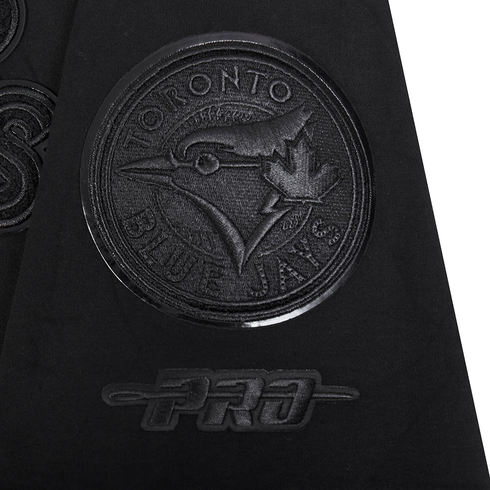 PRO STANDARD MLB TORONTO BLUE JAYS CLASSIC CHENILLE MEN'S BLACK T-SHIRT