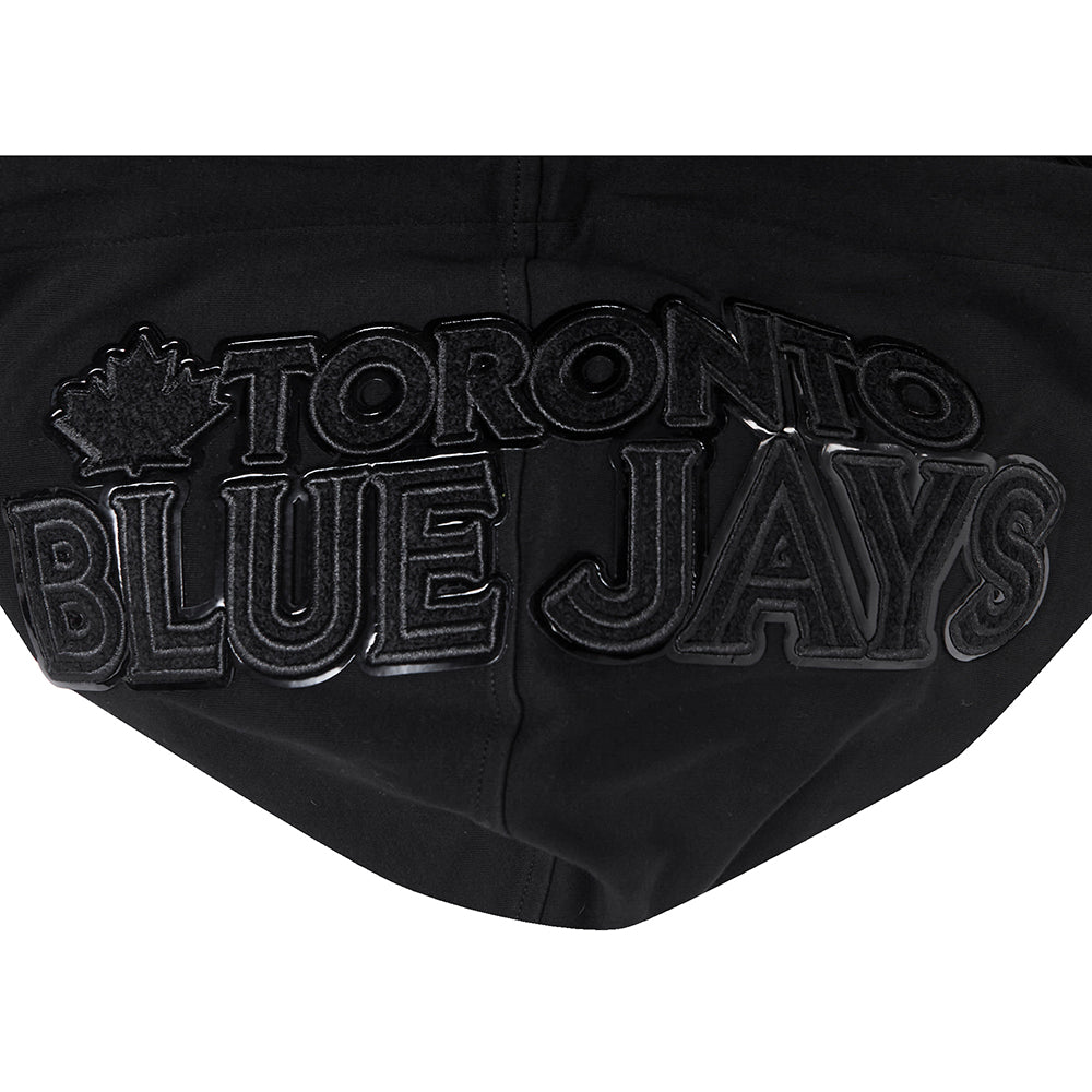 PRO STANDARD MLB TORONTO BLUE JAYS CLASSIC CHENILLE MEN'S BLACK T-SHIRT