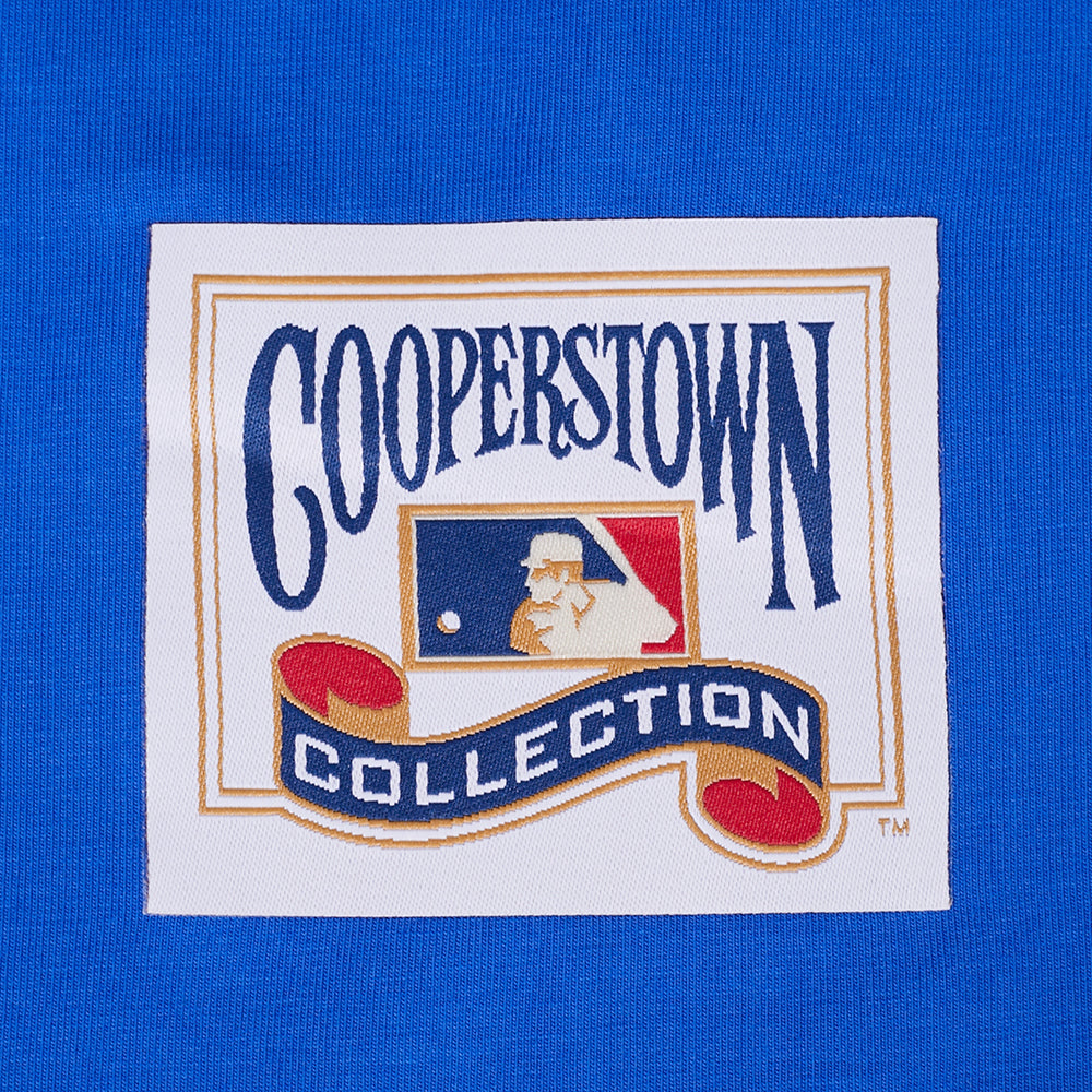 PRO STANDARD MEN'S MLB TORONTO BLUE JAYS RETRO LOGO CLASSIC CHENILLE ROYAL BLUE T-SHIRT