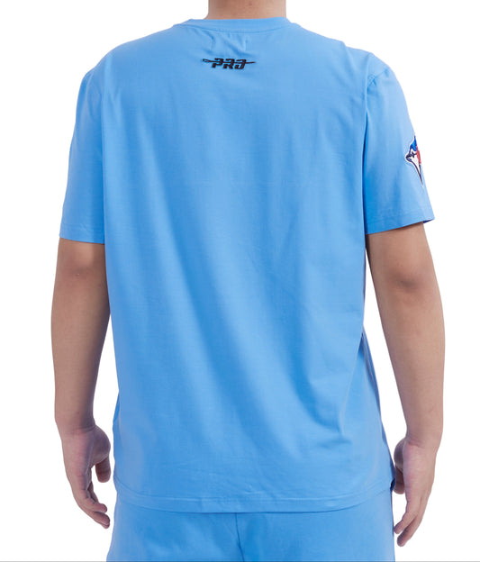PRO STANDARD MLB TORONTO BLUE JAYS CLASSIC CHENILLE MEN'S UNIVERSITY BLUE T-SHIRT