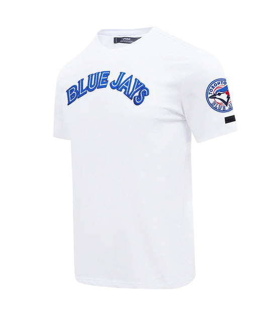 PRO STANDARD MLB TORONTO BLUE JAYS CLASSIC CHENILLE MEN'S WHITE T-SHIRT