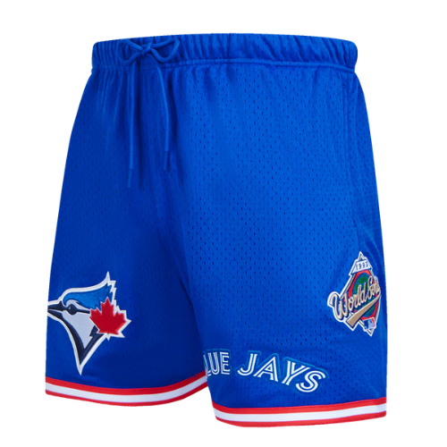PRO STANDARD MLB TORONTO BLUE JAYS ROYAL BLUE CLASSIC MESH MEN'S SHORTS