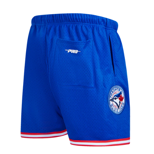 PRO STANDARD MLB TORONTO BLUE JAYS ROYAL BLUE CLASSIC MESH MEN'S SHORTS
