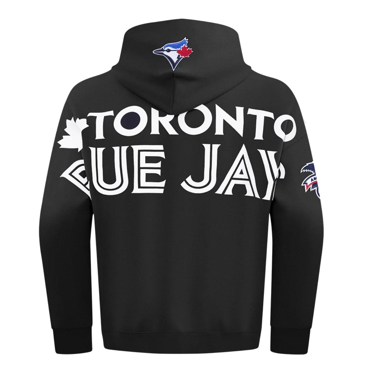 PRO STANDARD MEN'S MLB AMERICAN LEAGUE TORONTO BLUE JAYS BLACK PULLOVER HOODIE
