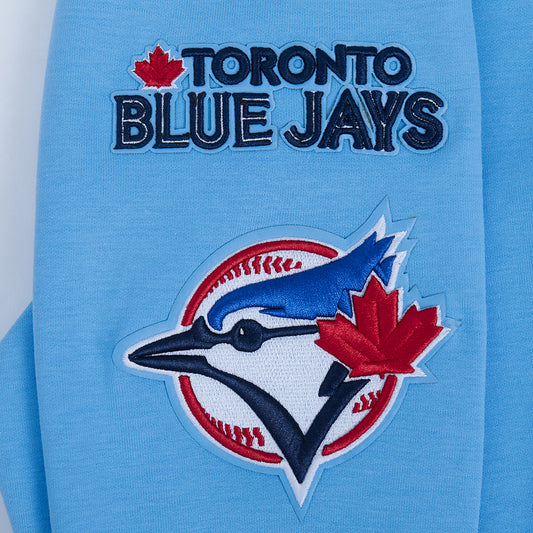 PRO STANDARD MLB TORONTO BLUE JAYS CLASSIC CHENILLE MEN'S UNIVERSITY BLUE HOODIE