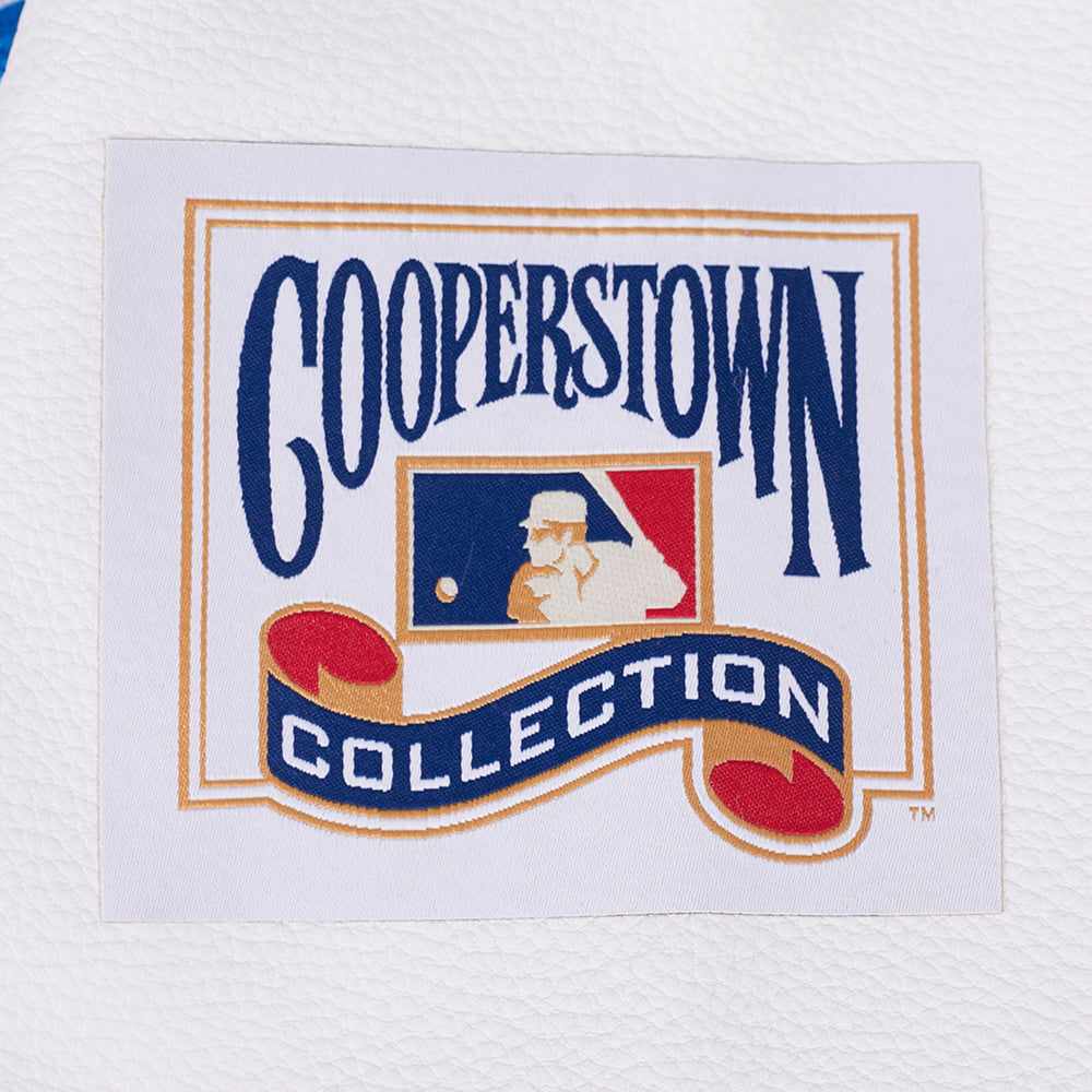 PRO STANDARD MEN'S MLB RETRO TORONTO BLUE JAYS LOGO ROYAL BLUE VARSITY JACKET