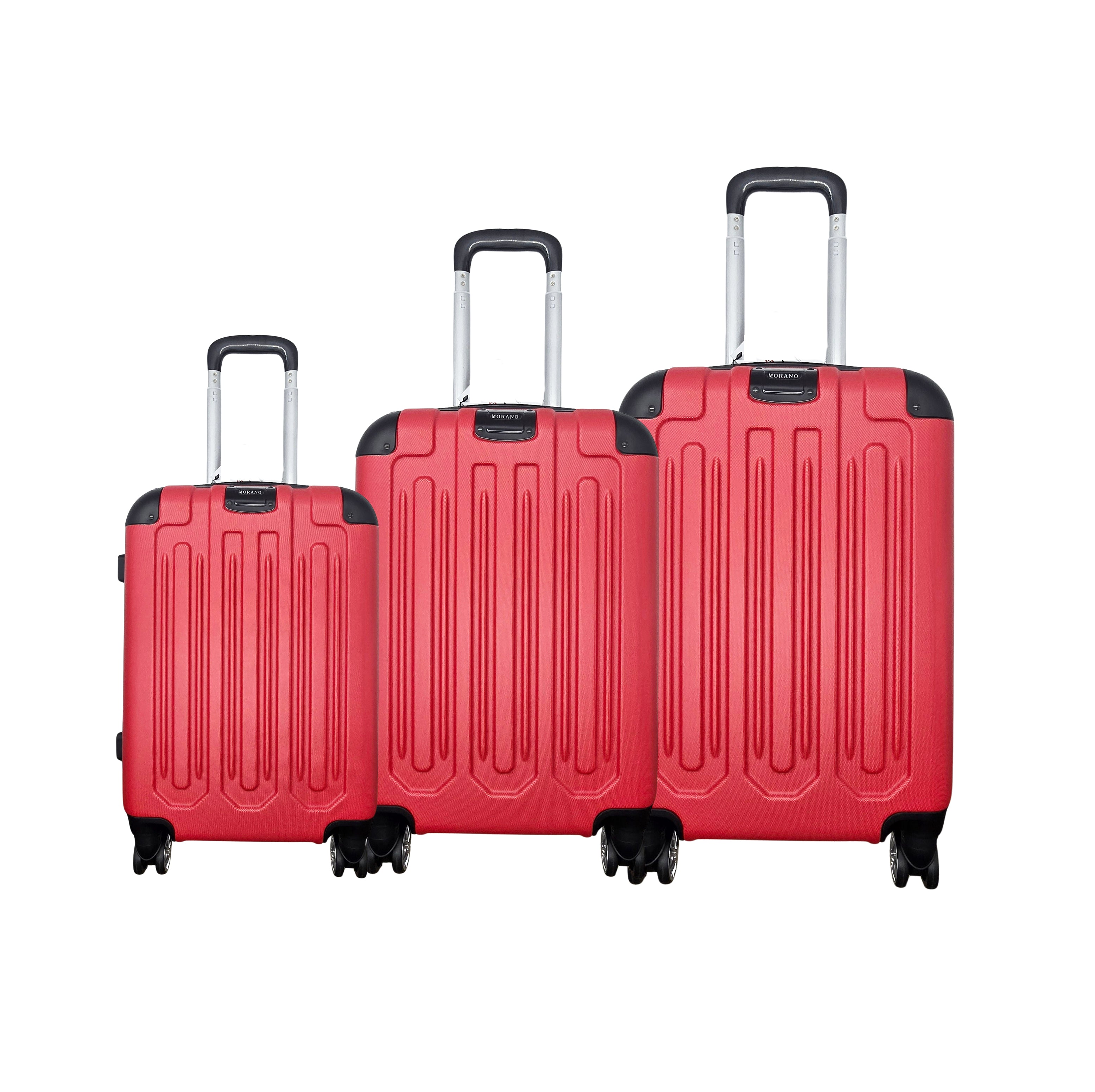 MORANO HARD COVER LIGHT WEIGHT LUGGAGES (RED)