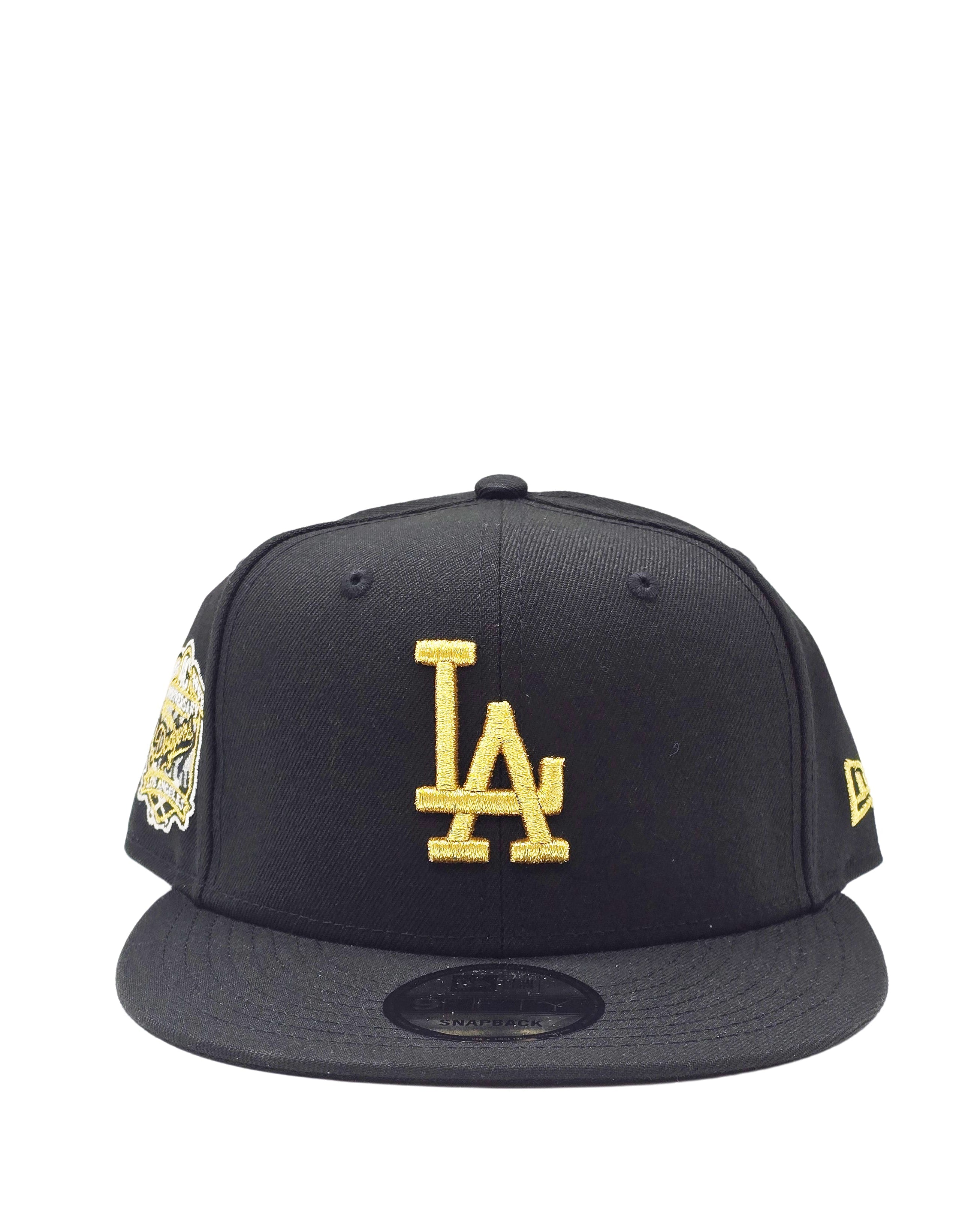NEW ERA 9FIFTY LOS ANGELES DODGERS 40TH ANNIVERSARY BLACK/GOLD SNAPBACK HAT