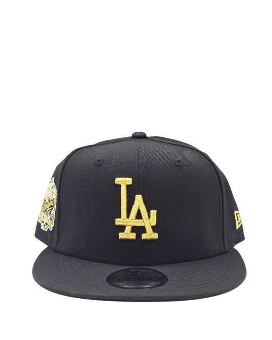 NEW ERA 9FIFTY LOS ANGELES DODGERS 40TH ANNIVERSARY BLACK/GOLD SNAPBACK HAT