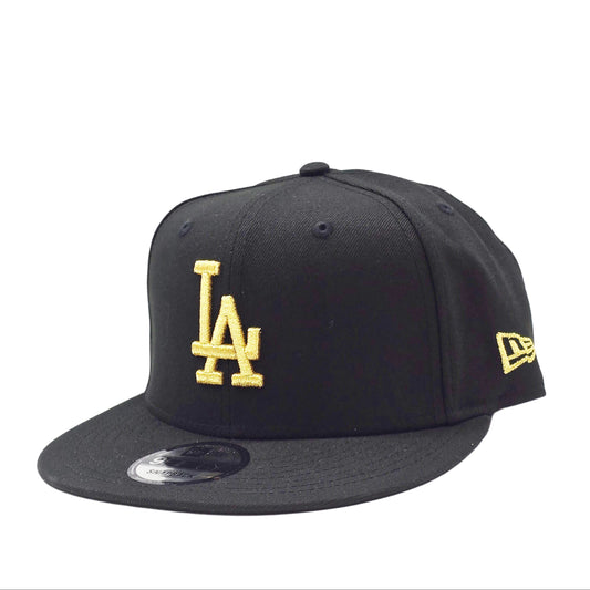 NEW ERA 9FIFTY LOS ANGELES DODGERS 40TH ANNIVERSARY BLACK/GOLD SNAPBACK HAT