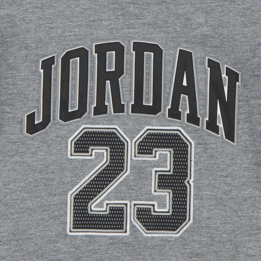 JORDAN NEWBORN ROMPER & BOOTIE SET (GREY SIZE 0-6 MONTHS)