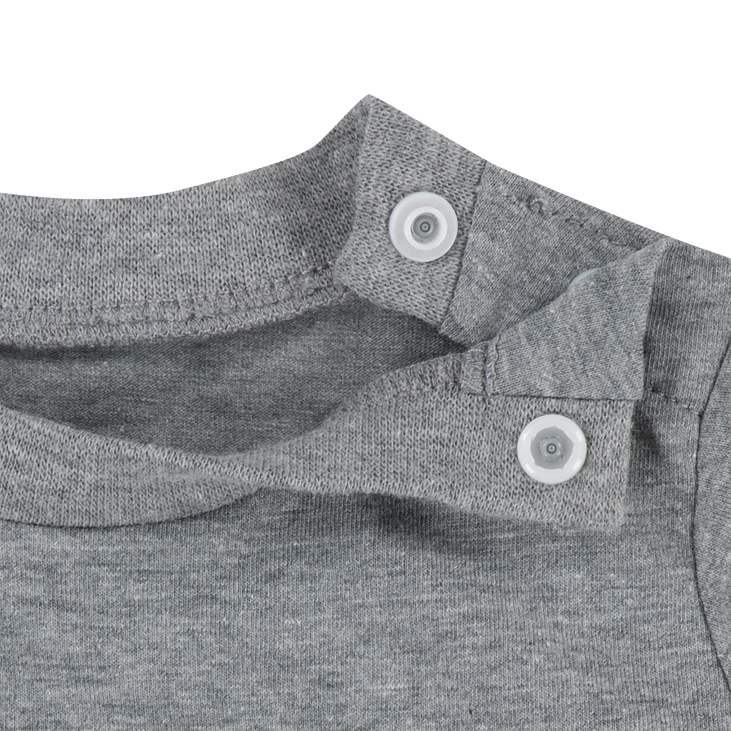 JORDAN NEWBORN ROMPER & BOOTIE SET (GREY SIZE 0-6 MONTHS)