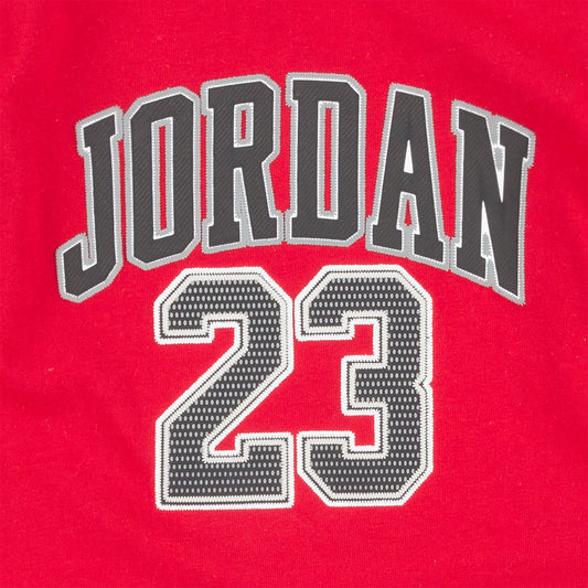 JORDAN NEWBORN ROMPER & BOOTIE SET (RED SIZE 0-6 MONTHS)