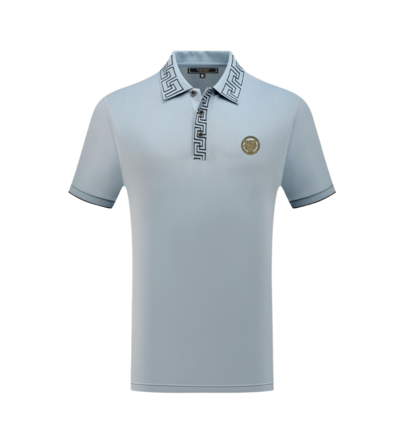 PAVINI MEN'S FASHION POLO DESIGN T-SHIRT (SKY BLUE P-3217)