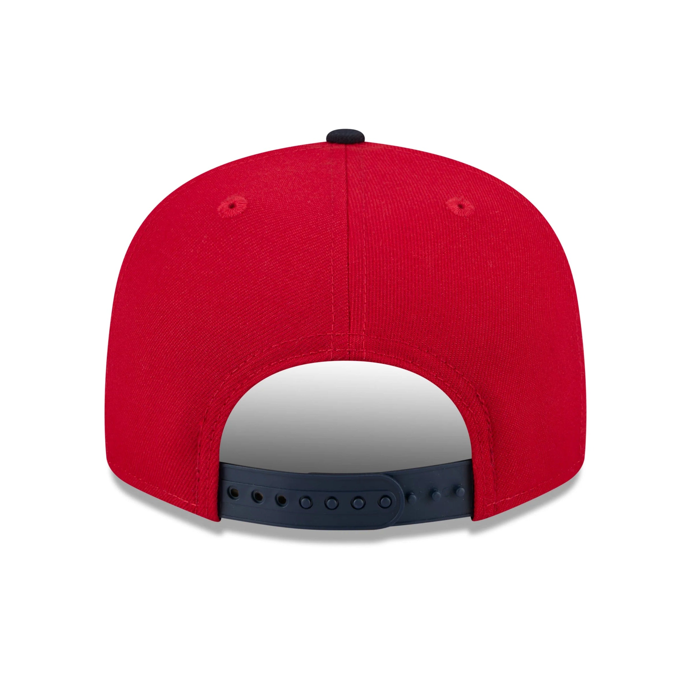 9FIFTY MEN'S NEW ERA MLB ST. LOUIS RED & NAVY BLUE TWO TONE ARCHIVE SNAPBACK HAT