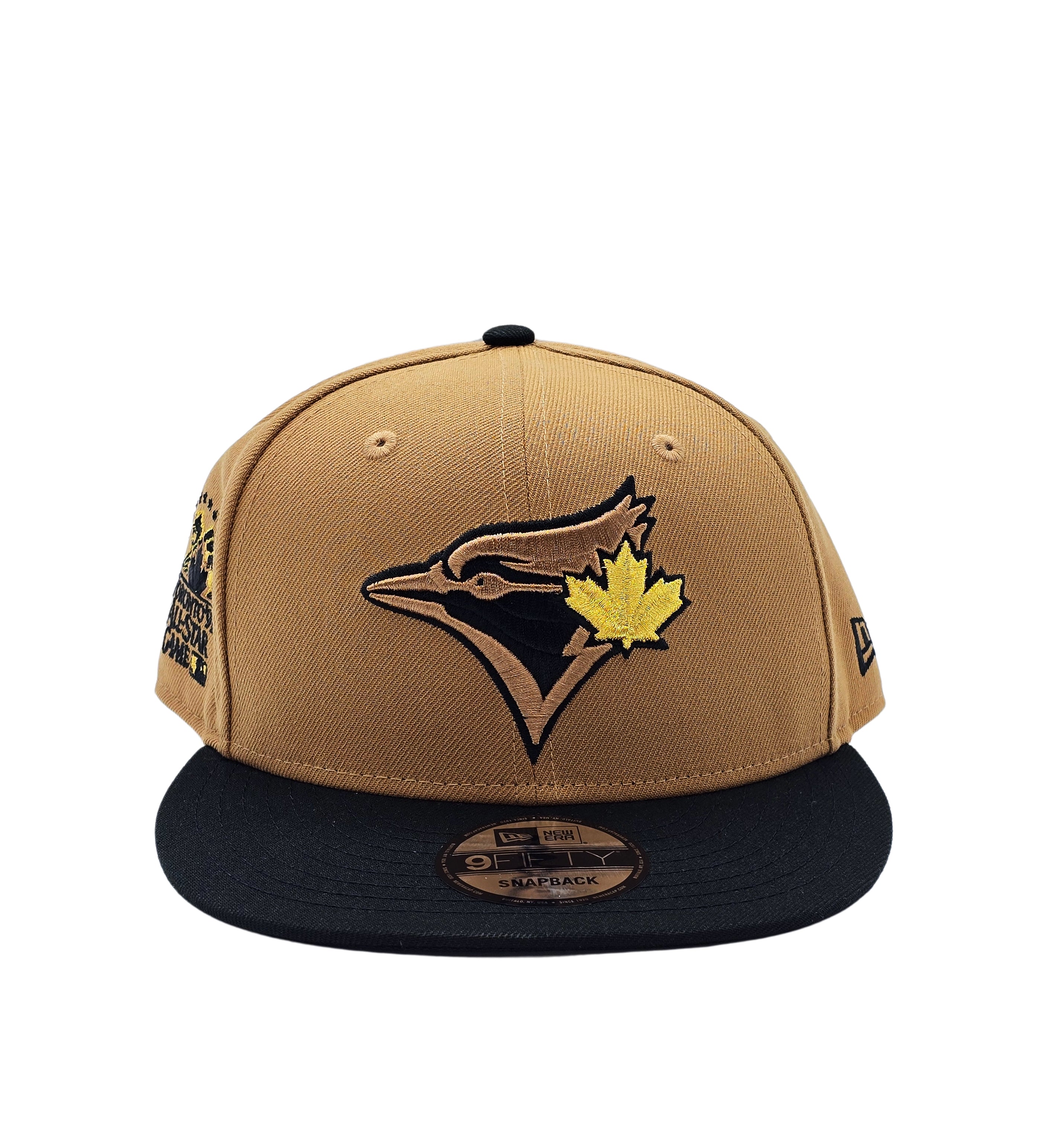NEW ERA 9FIFTY MLB TORONTO 1991 ALL STAR GAME TORONTO BLUE JAYS BRONZE/BLACK SNAPBACK HAT