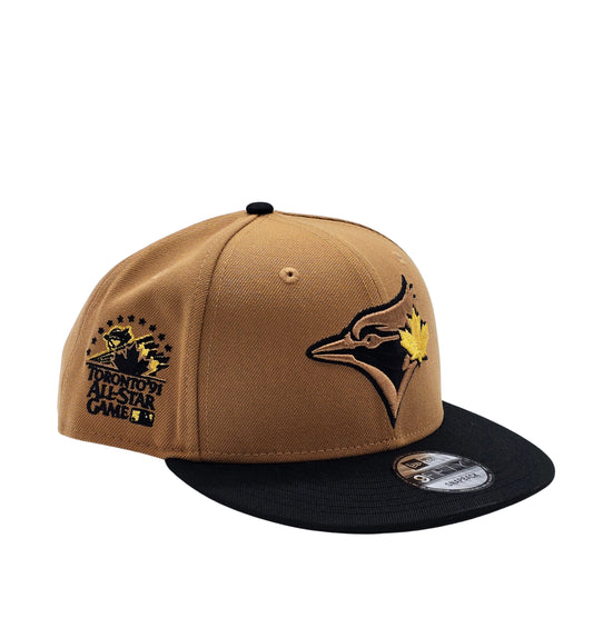 NEW ERA 9FIFTY MLB TORONTO 1991 ALL STAR GAME TORONTO BLUE JAYS BRONZE/BLACK SNAPBACK HAT
