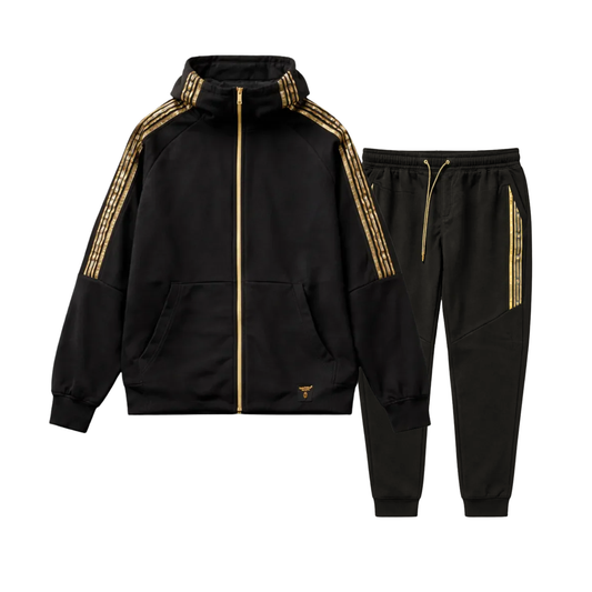 2 PCS MENS GOLD TAPE TRACKSET (BIG&TALL)