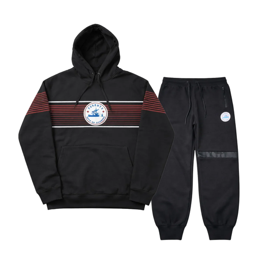 CITY OF DREAMS TORONTO BLUE JAYS MEN'S FLEECE TRACKSET (BLACK)