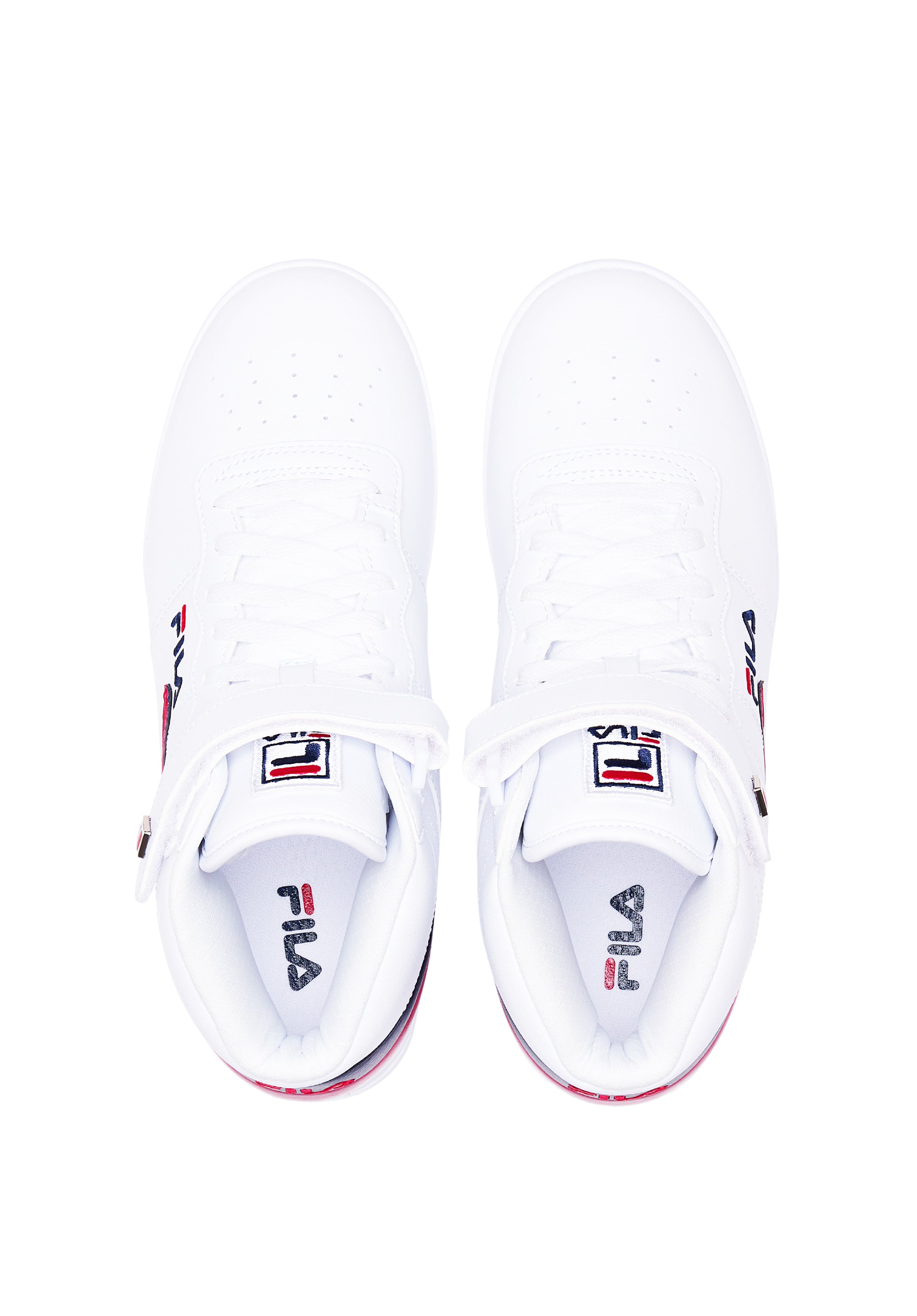 FILA WOMEN'S VULC 13 HIGH TOP SHOES (WHITE)