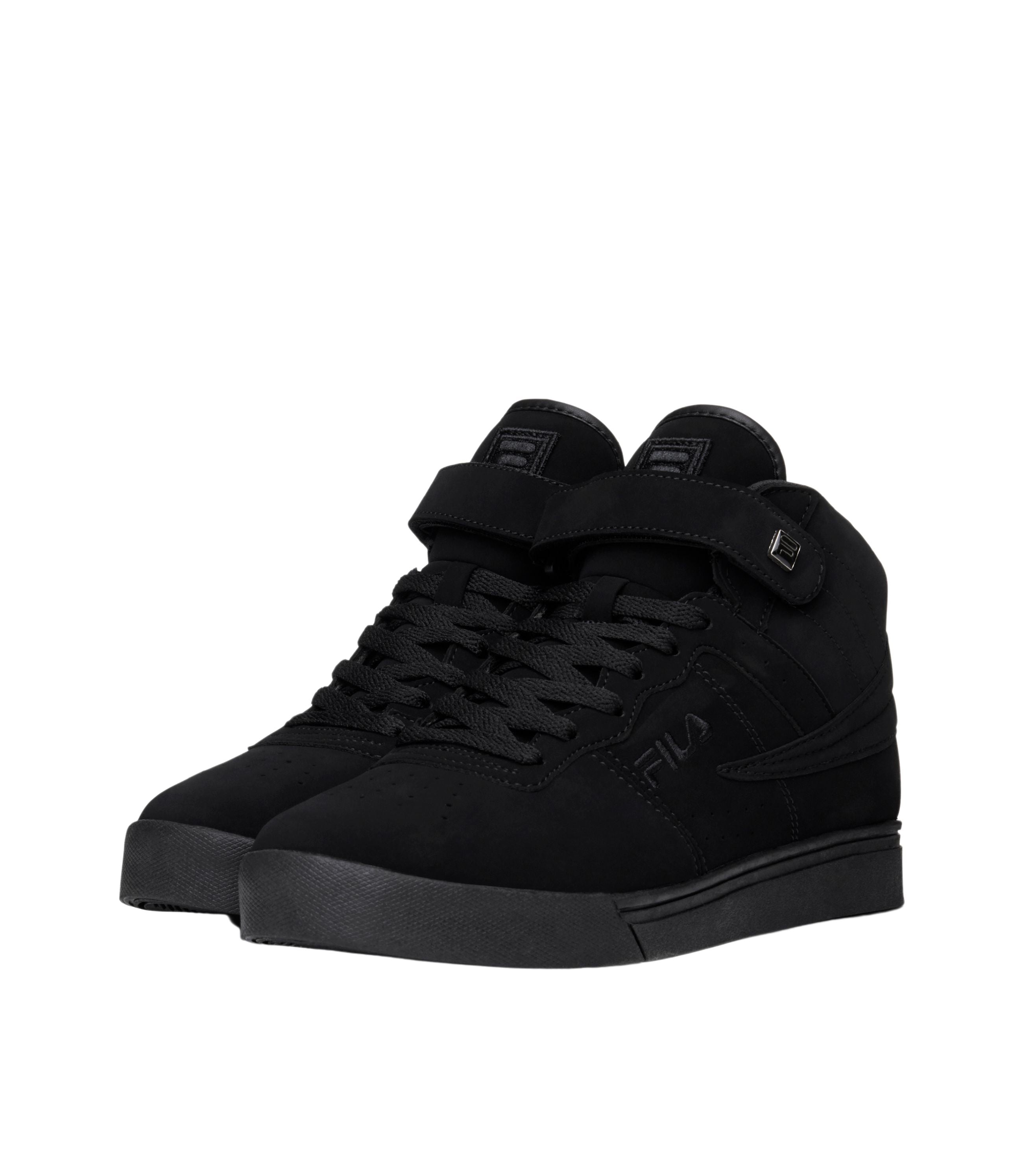 FILA WOMEN'S VULC 13 HIGH TOP SHOES (BLACK)