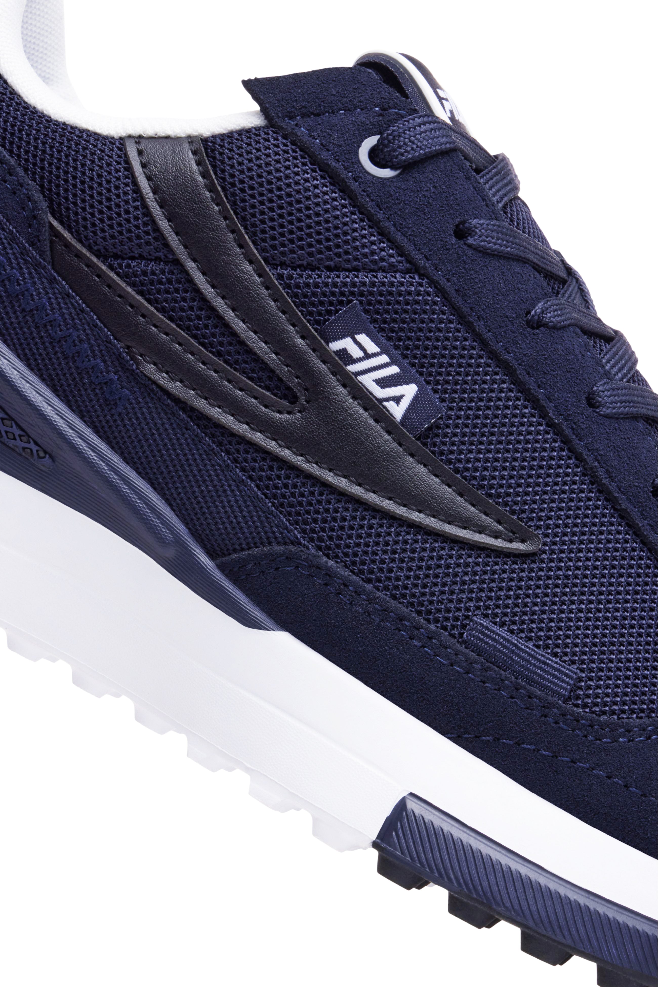 FILA MEN'S LEVONTE LOW TOP SHOES (NAVY)